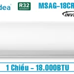 Điều hòa Midea 1 chiều inverter 18000BTU MSAGII-18CRDN8