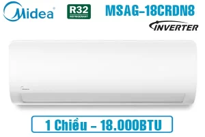 Điều hòa Midea 1 chiều inverter 18000BTU MSAGII-18CRDN8