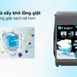 Máy giặt Casper 8.5 kg WT-85NG1 vệ sinh và sấy khô lồng giặt Tub Dry